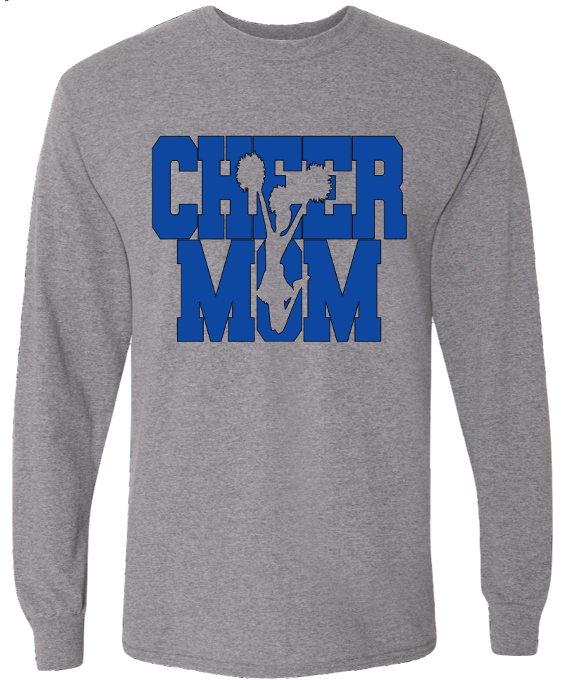 Cheer Mom With Cheerleader Long Sleeve