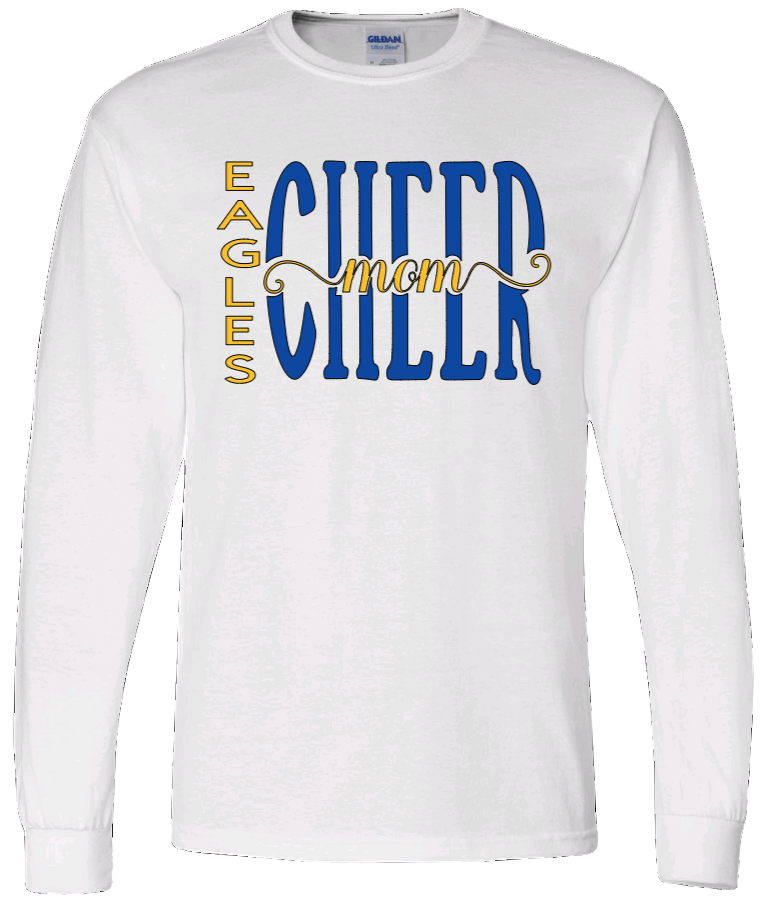Eagles Cheer Mom Long Sleeve