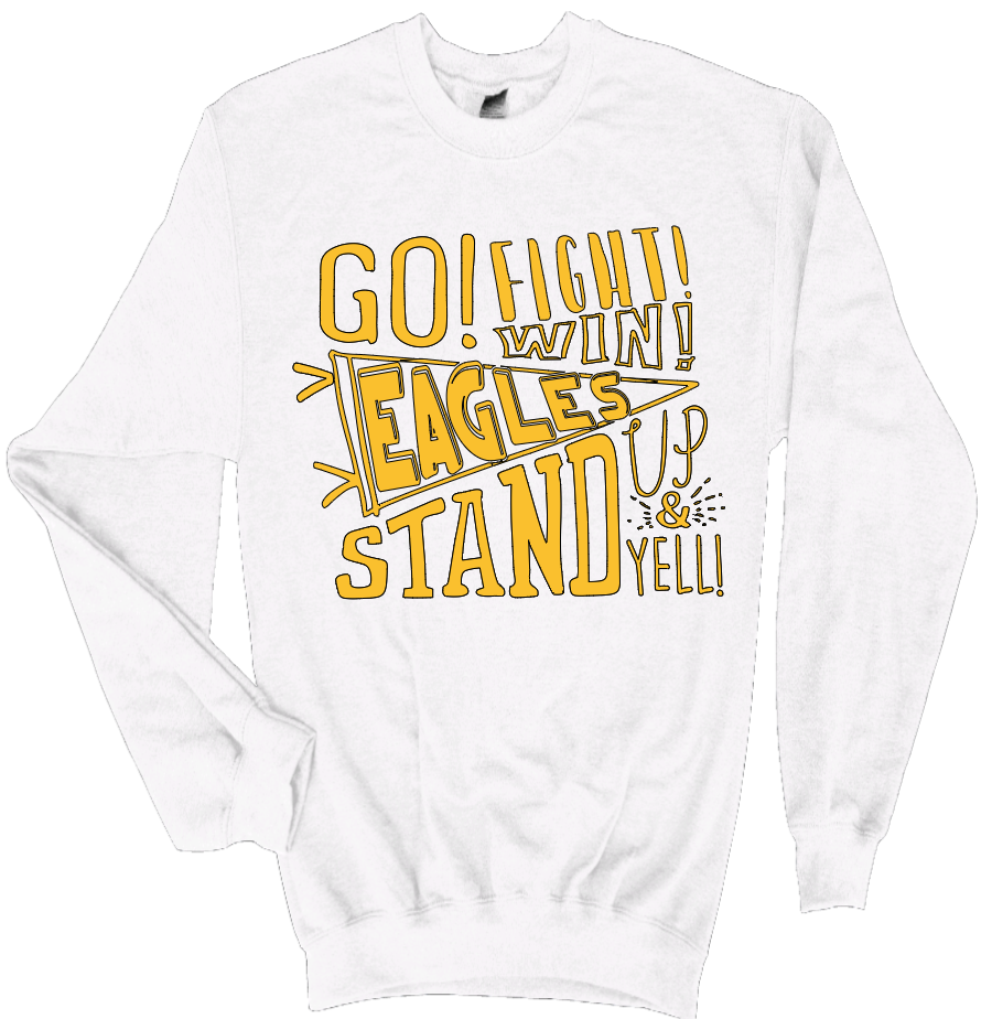 Adult Go Fight Win Sweatshirt