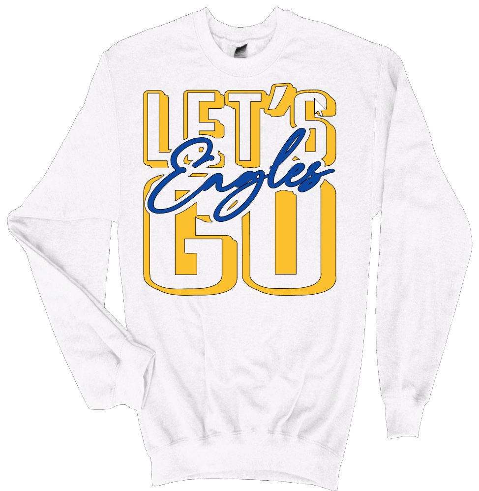 Adult Let's Go Eagles Sweatshirt
