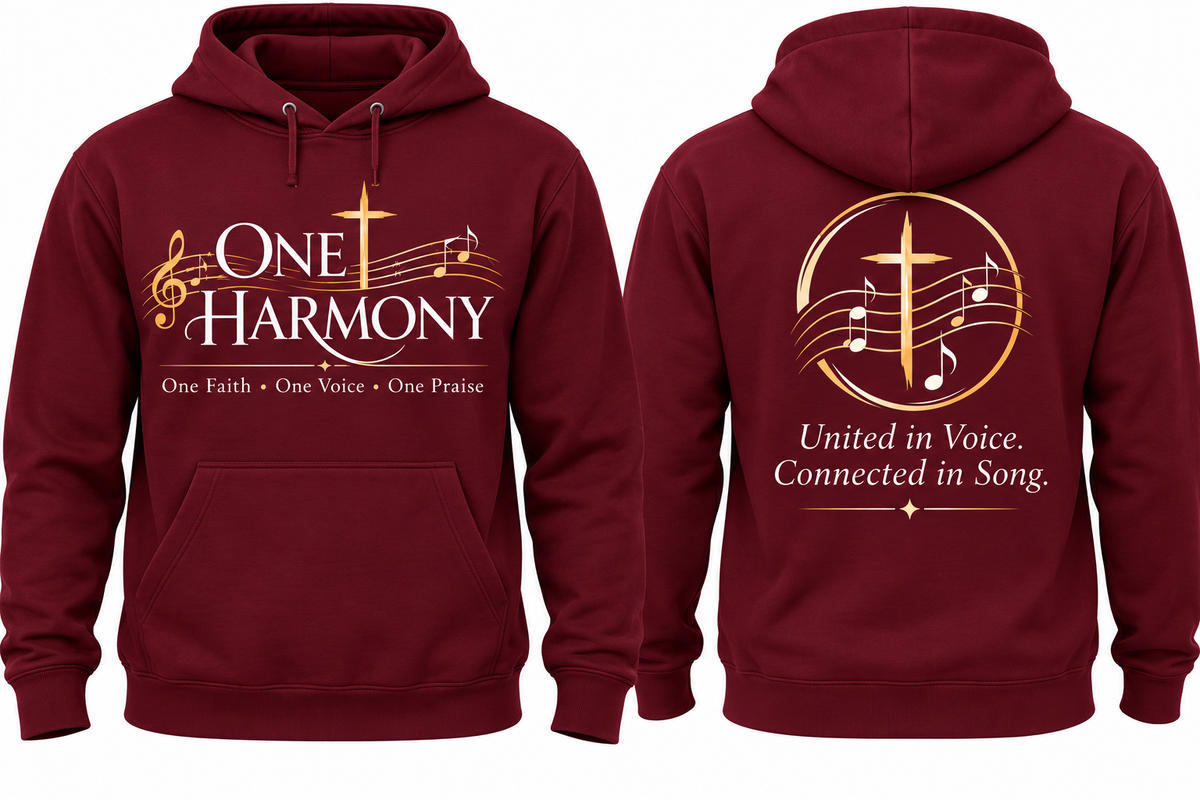 One Faith, One Voice, One Praise Male Hoodie