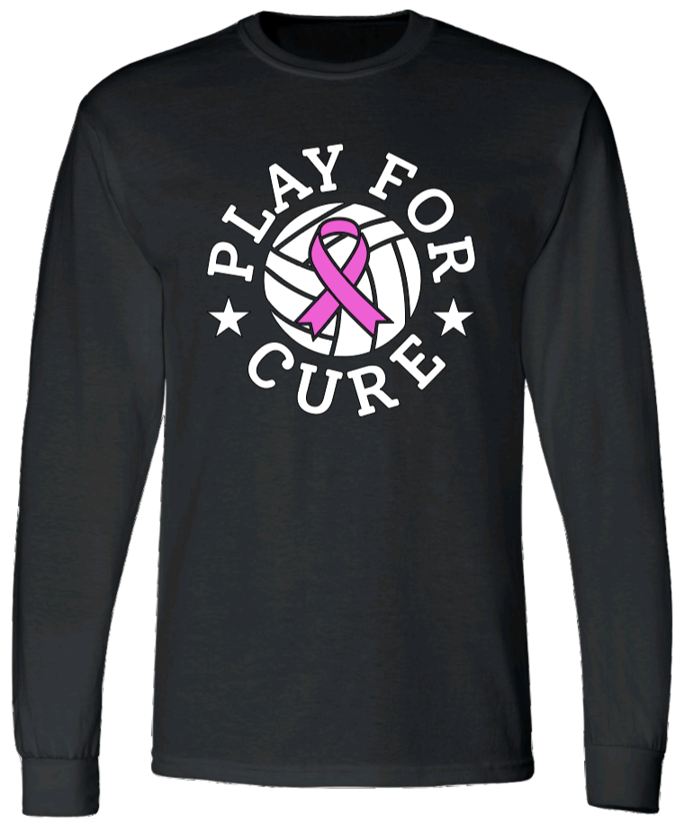 Play for Cure Volleyball design