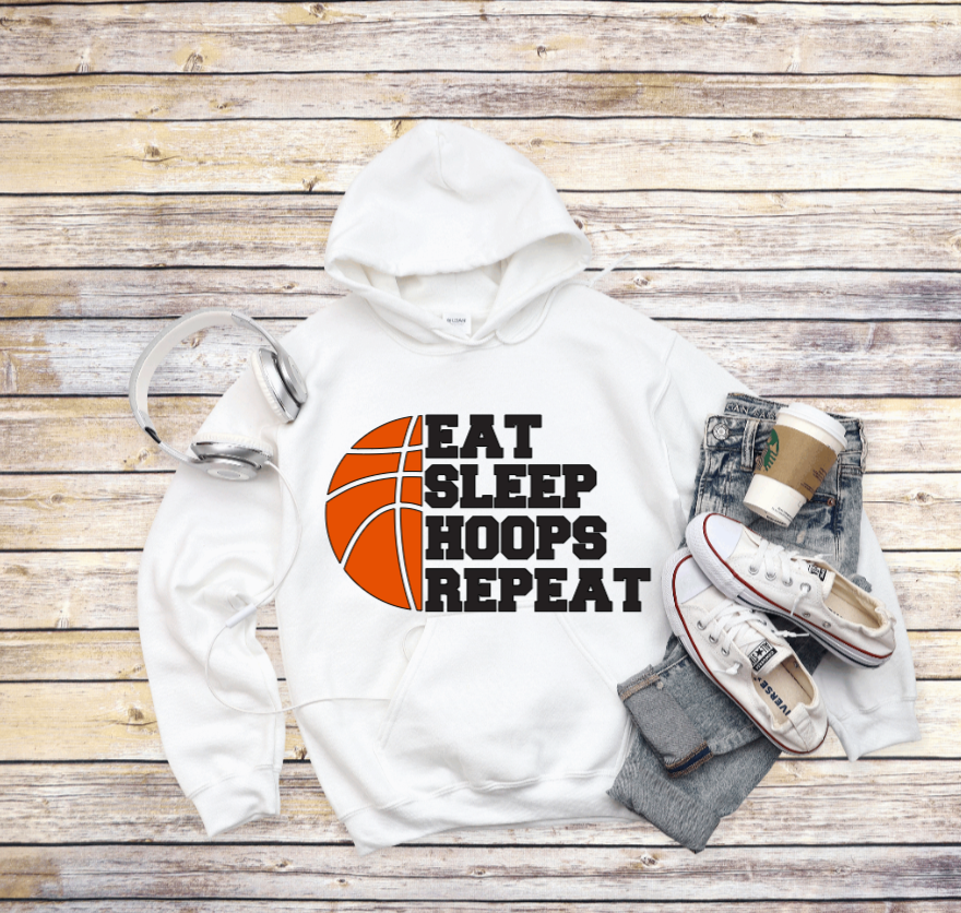 Eat Sleep Hoops Repeat Hoodie