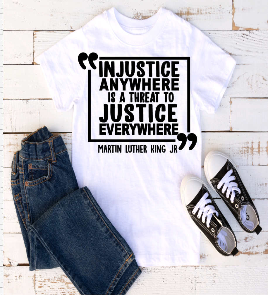 Injustice Anywhere....Injustice Everywhere Short Sleeve Tee