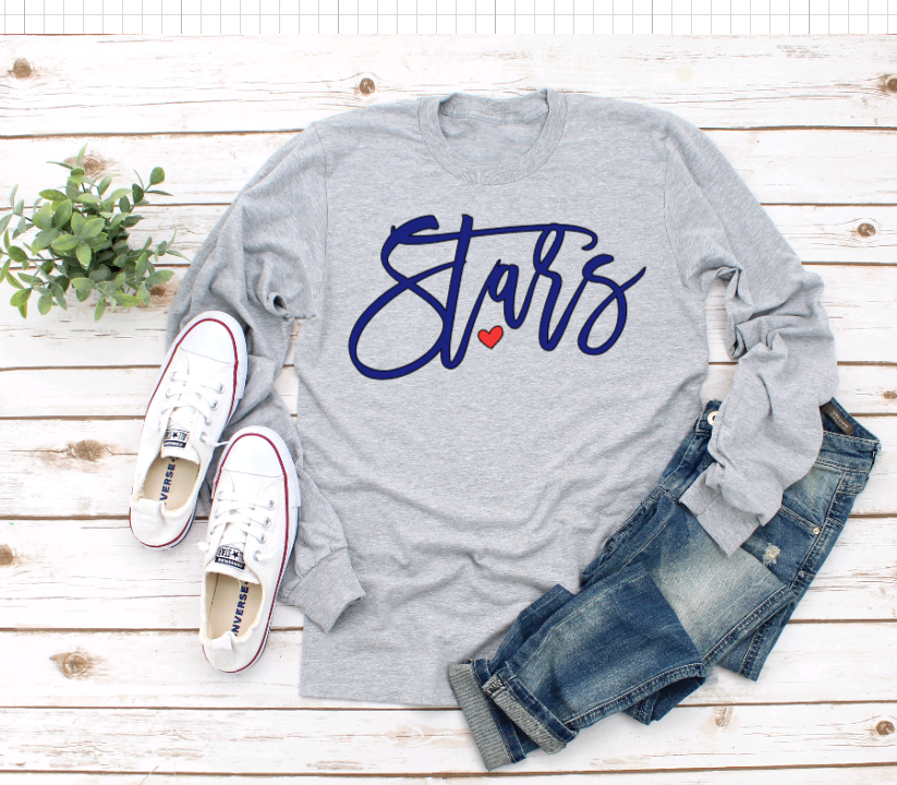 STARS LOVE Long sleeved Tee