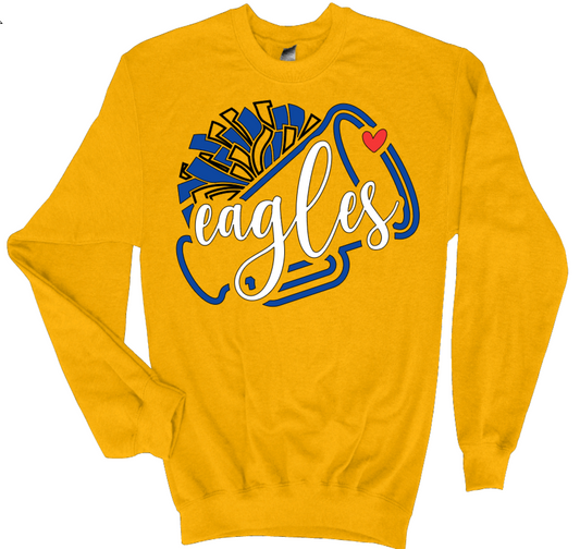 Youth Eagles Megaphone Sweatshirt