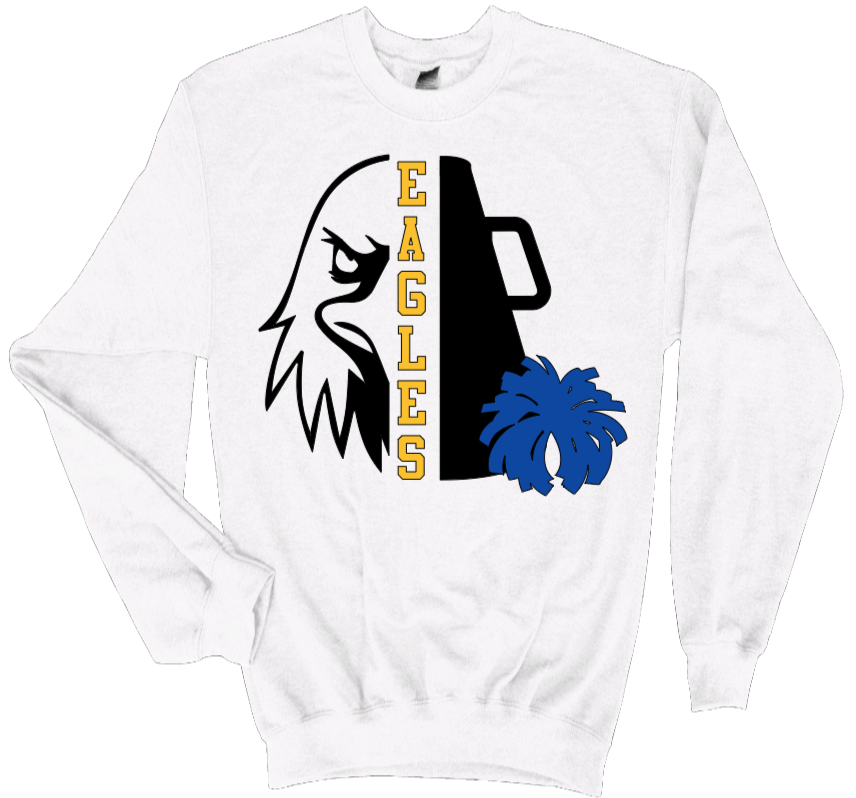 Youth Half Eagle Half Megaphone Sweatshirt