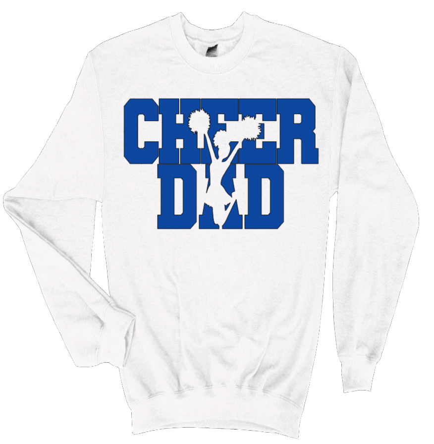 Cheer Dad With Cheerleader Sweatshirt