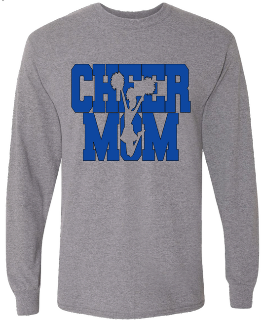 Cheer Mom With Cheerleader Long Sleeve