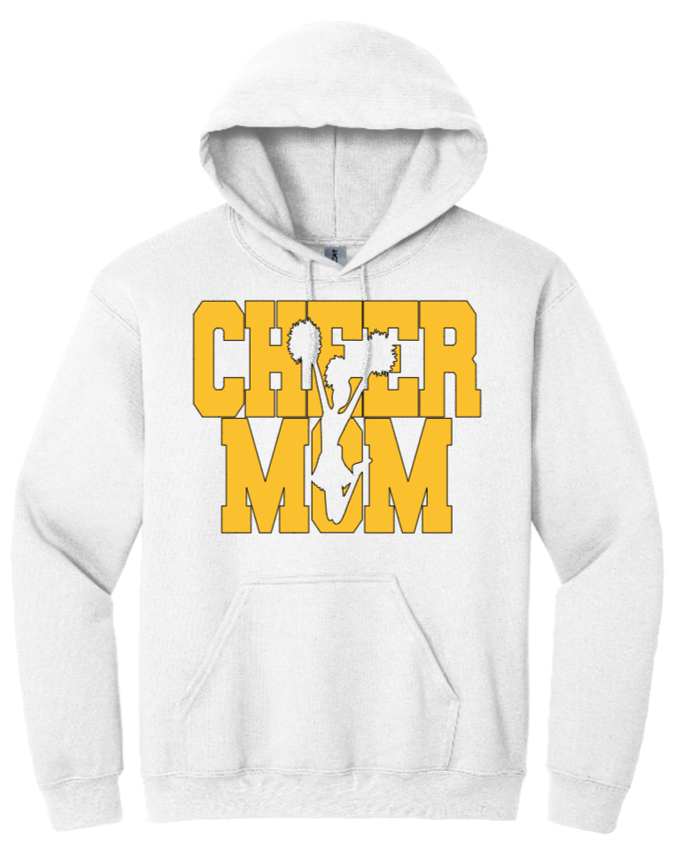 Cheer Mom With Cheerleader Hoodie