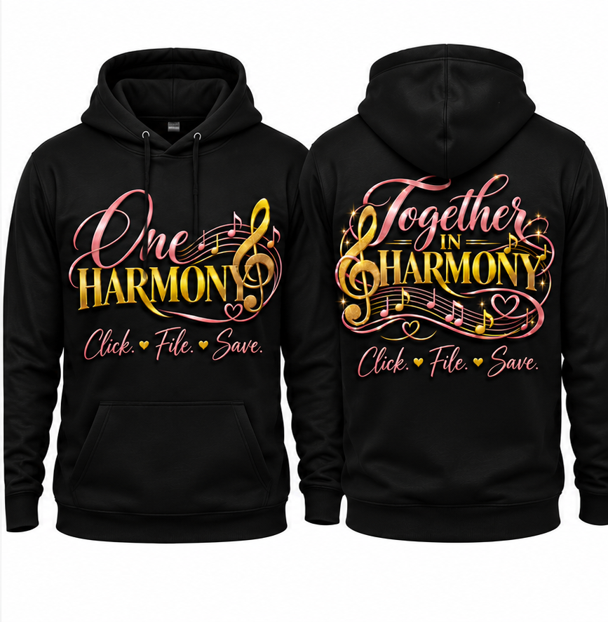 Click, File, Save Female Hoodie