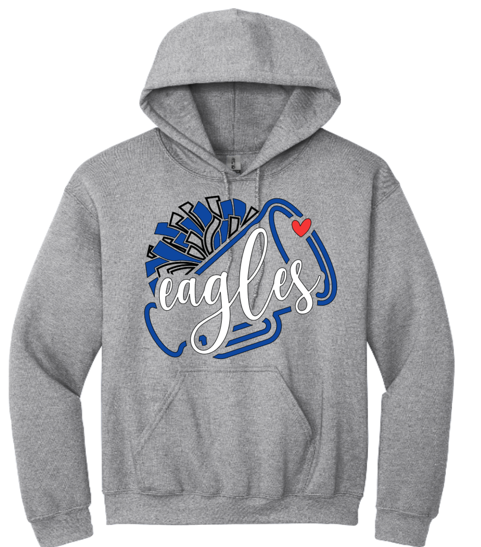 Adult Eagles Megaphone Hoodie