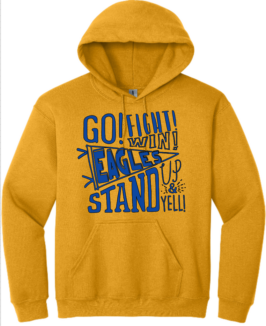 Adult Go Fight Win Hoodie