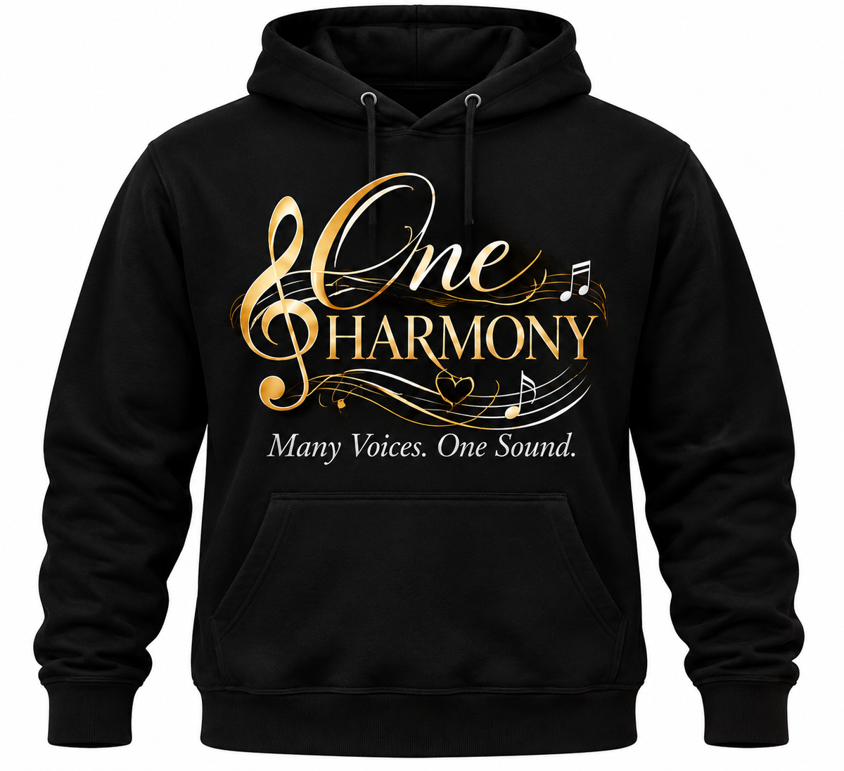 Many Voices, One Sound Female Hoodie