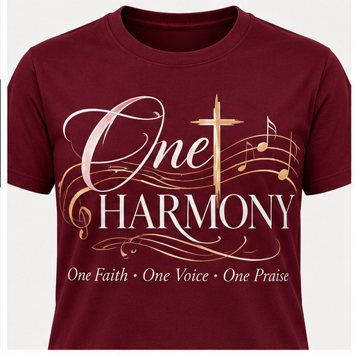 One Faith, One Voice, One Praise Female Short Sleeved