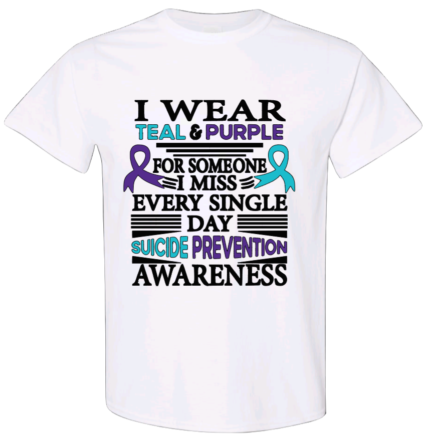 Wear Teal and Purple for Someone I Miss Daily