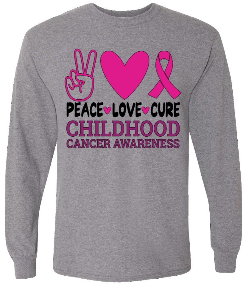 Peace, Love, Cure Childhood Cancer