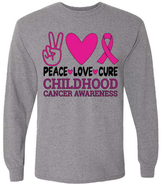 Peace, Love, Cure Childhood Cancer