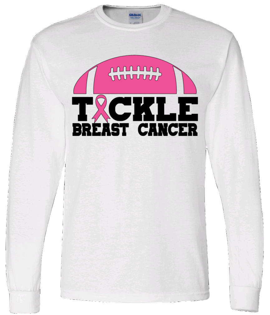 Tackle Breast Cancer Football Design
