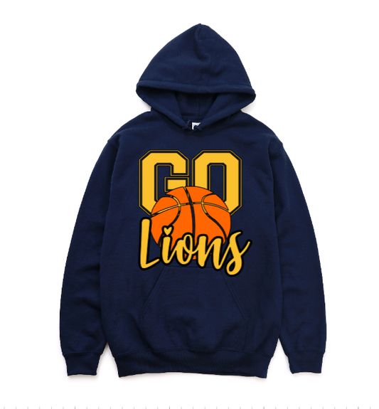 Navy Sweatshirt Go Lions
