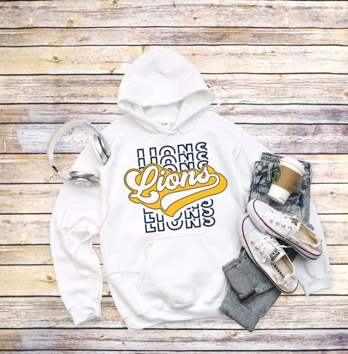 Lions, Lions, Lions Hoodie