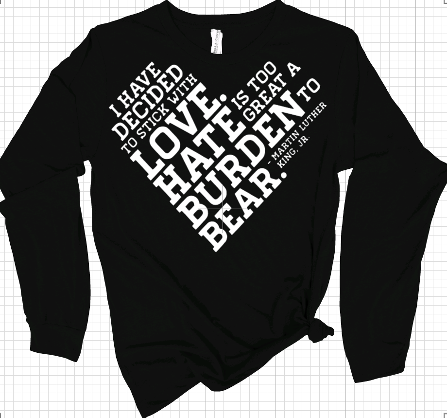 Love Over Hate Long Sleeve Tee