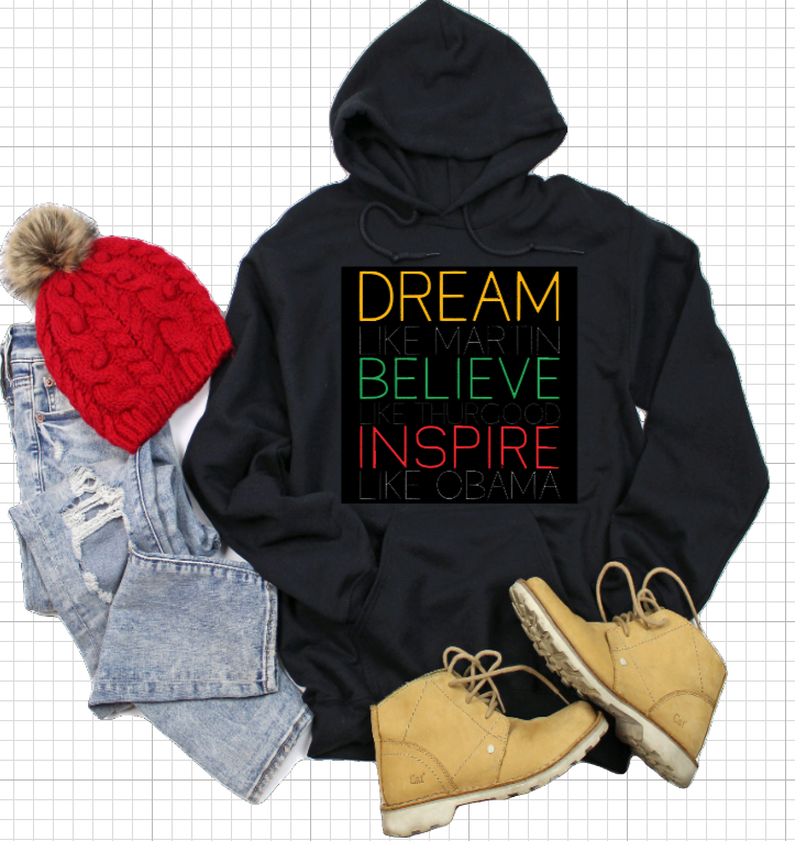 Dream, Love, Inspire Hoodie
