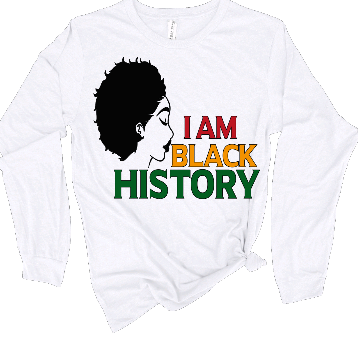 I Am Black Hx Afro Girl
