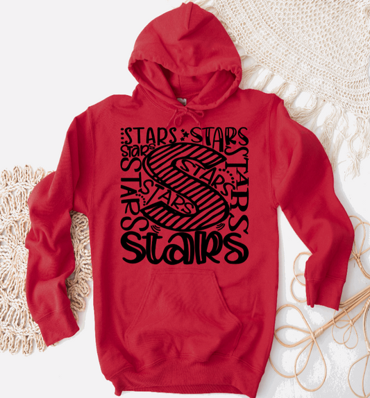 Stars, Stars Stars Hoodie