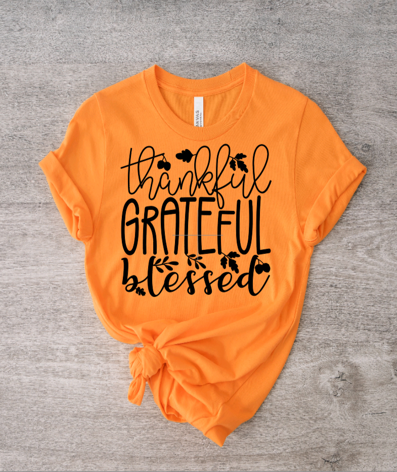 Thankful, Grateful, Blessed