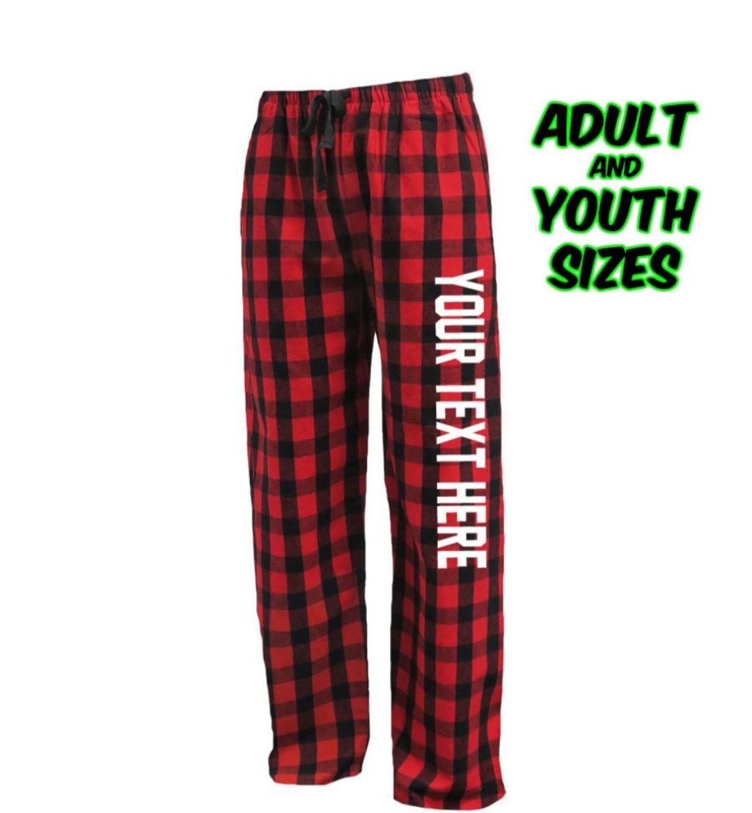 Personalized Flanel PJ's